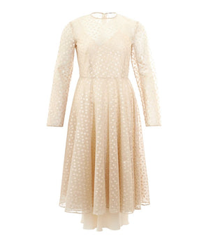 Lardini Beige Cotton Elegance Dress