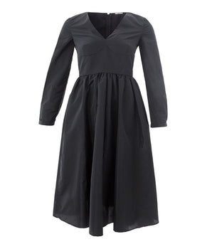 Lardini Elegant Black Polyester Dress