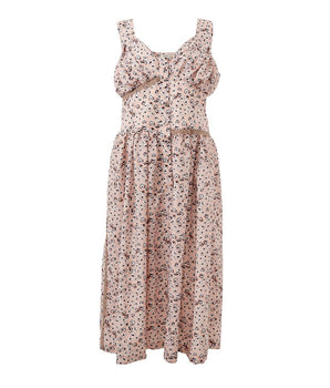 Lardini Elegant Pink Acetate Dress for Evening Elegance