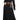 Dolce & Gabbana Elegant Maxi Black Dress with Gold Detailing