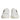 Dolce & Gabbana White Leather Heart Embellished Sneakers Shoes