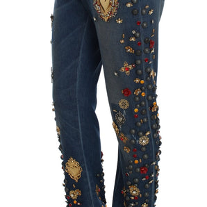 Dolce &amp; Gabbana Enchanted Sicily Embellished Boyfriend Jeans