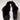 Dolce & Gabbana Black Fox Fur Neck Wrap Warmer Winter Scarf
