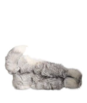 Bufanda de invierno Dolce &amp; Gabbana de piel de zorro blanca