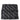 Dolce & Gabbana Black Horseshoe Silk Square Handkerchief Scarf