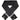Dolce & Gabbana Black Patterned Skinny Fringes Shawl Scarf