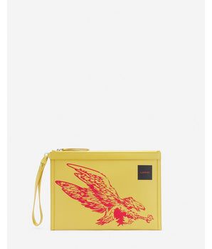 Lanvin "Men's Yellow Leather Wallet"