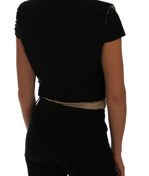 Dolce & Gabbana Chic Black Cropped Blazer Coat Dolce & Gabbana 