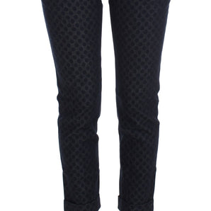 Dolce &amp; Gabbana Chic Polka Dotted Capris Jeans