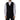 Dolce &amp; Gabbana Black Wool Formal Dress Men Waistcoat Vest