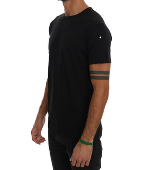 Daniele Alessandrini Black Cotton T-Shirt