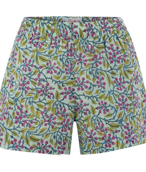 Pantalón corto de algodón verde MC2 Saint Barth