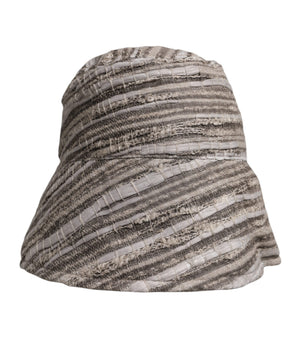Dolce &amp; Gabbana Multicolor Stripes Cotton Bucket Cap
