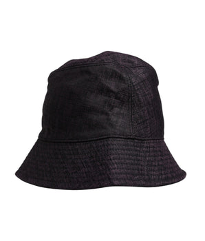 Dolce &amp; Gabbana Black Wide Brim Nylon Bucket Hat