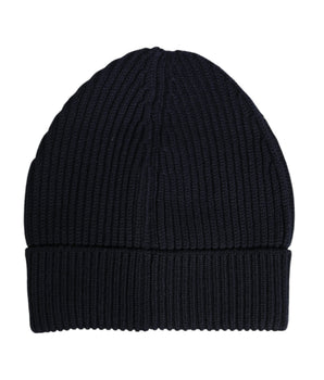 Dolce & Gabbana Black Cashmere Knitted Winter Beanie Hat
