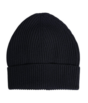 Dolce & Gabbana Black Cashmere Knitted Winter Beanie Hat