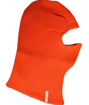 Dolce & Gabbana Orange Cotton Whole Head Wrap Balaclava Hat