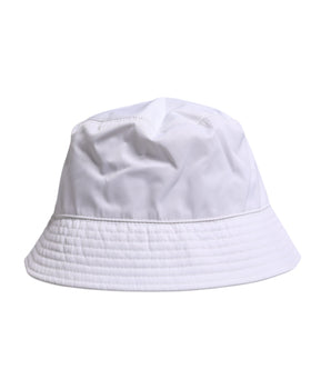 Dolce &amp; Gabbana White Cotton Wide Brim Bucket Hat