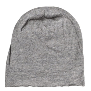 Dolce & Gabbana Gray Viscose Blend Knitted Beanie Cap