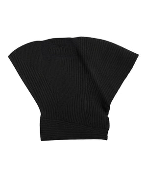Dolce & Gabbana Black Nylon Knitted Ski Mask Balaclava