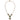 Dolce & Gabbana Gold Brass Lily Crystal Sacred Heart Pendant Necklace