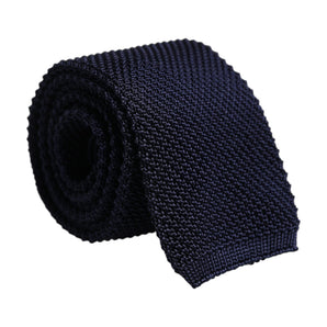 Dolce &amp; Gabbana Dark Blue Silk Adjustable Necktie Tie