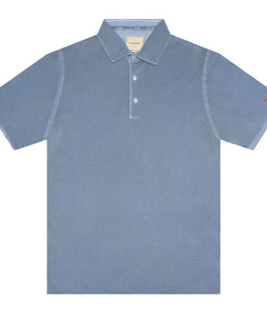 Tramarossa Light Blue Cotton Men's Polo Shirt