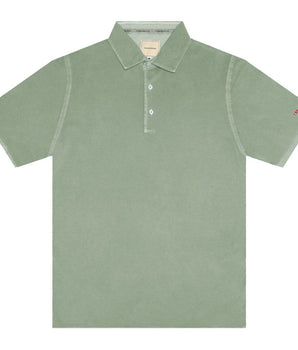 Tramarossa Green Cotton Polo Shirt