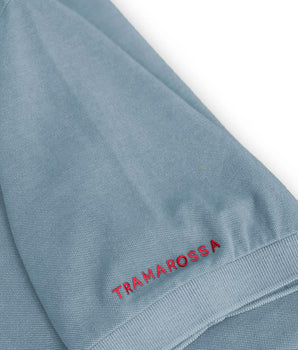 Tramarossa Light Blue Cotton Men's Polo Shirt