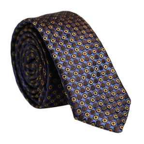 Dolce &amp; Gabbana Multicolor Circles Silk Adjustable Necktie Tie