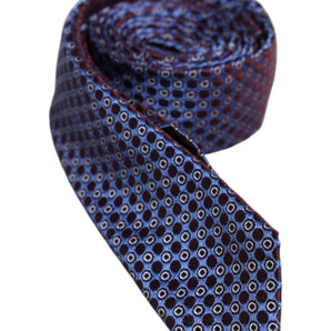 Dolce &amp; Gabbana Multicolor Circles Silk Adjustable Necktie Tie