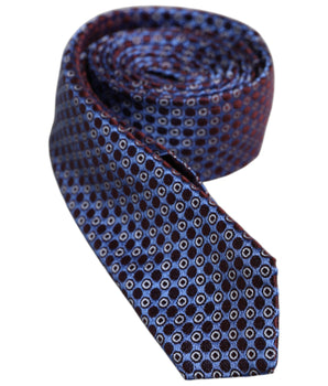 Corbata ajustable de seda con círculos multicolor de Dolce &amp; Gabbana