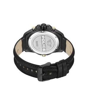 Police Black Artificial Leather Sport Watch