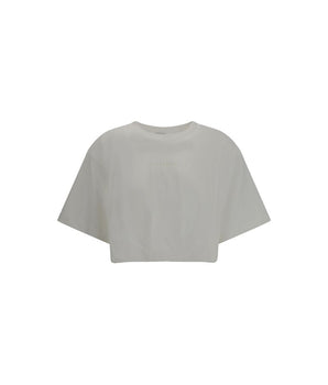 PINKO White Cotton T-Shirt