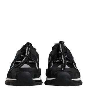 Dolce &amp; Gabbana Zapatillas de trekking Sorrento de malla negra Zapatos