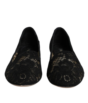 Zapatos planos sin cordones Taormina negros de Dolce &amp; Gabbana