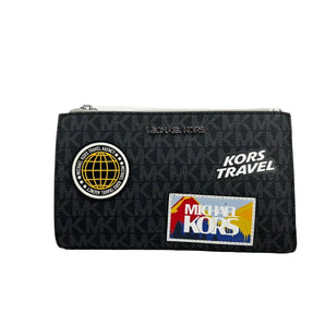 Michael Kors Jet Set Travel Double Zip Wristlet Wallet