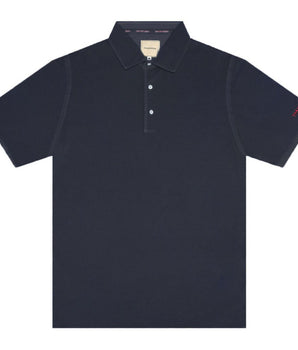 Tramarossa Blue Cotton Polo Shirt