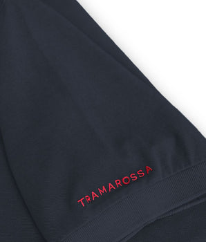 Tramarossa Blue Cotton Polo Shirt