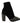 Philipp Plein Black Suede Studded Heels Ankle Boots Shoes