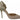 Elisabetta Franchi Beige Linen Ankle Strap High Heel Shoes