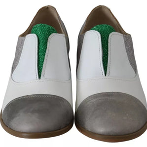 EBARRITO Multicolor Leather Slip-on Loafers Shoes
