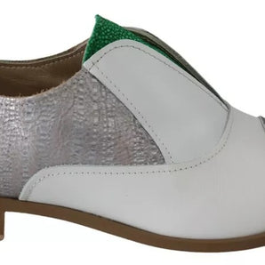 EBARRITO Multicolor Leather Slip-on Loafers Shoes