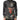 Camisa de vestir Dolce &amp; Gabbana con retrato de mascota real negra dorada