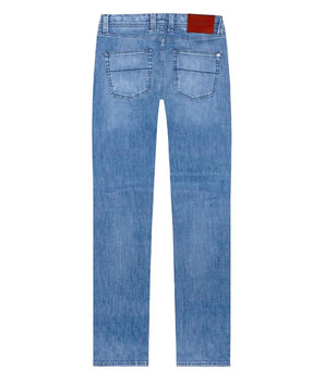 Tramarossa Blue Cotton Men Jeans