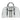 Michael Kors Travel Extra Large PVC Top Zip Weekender Luggage Bag Optic White