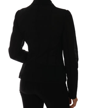 Dolce &amp; Gabbana Blazer De Nylon Verde Oscuro Semitransparente