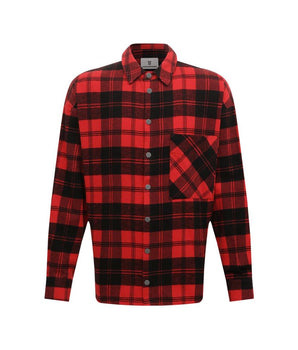 Diego Venturino Red Cotton Men Jacket