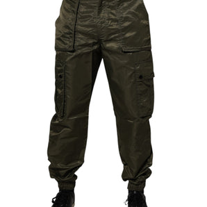 Pantalones cargo de nailon verde oscuro de Dolce &amp; Gabbana