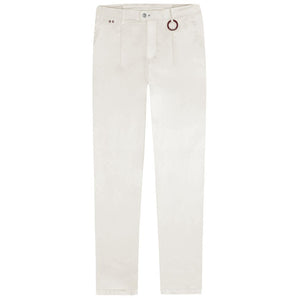Vaqueros y pantalón Tramarossa de algodón blanco
